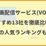 【2024年版】動画配信サービスおすすめ20社を徹底比較！目的別にランキング形式で紹介