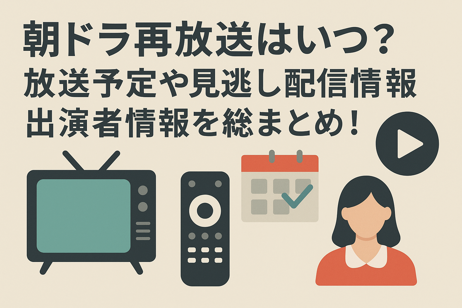 朝ドラ放送情報