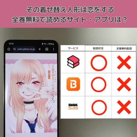 その着せ替え人形は恋をする全巻無料の配信状況