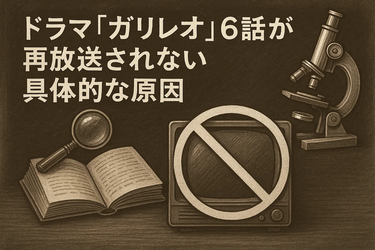 ガリレオ 6 話 放送 禁止