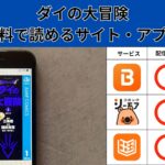 ダイの大冒険の漫画を全巻無料で読むには？お得に読めるアプリやサイトを紹介