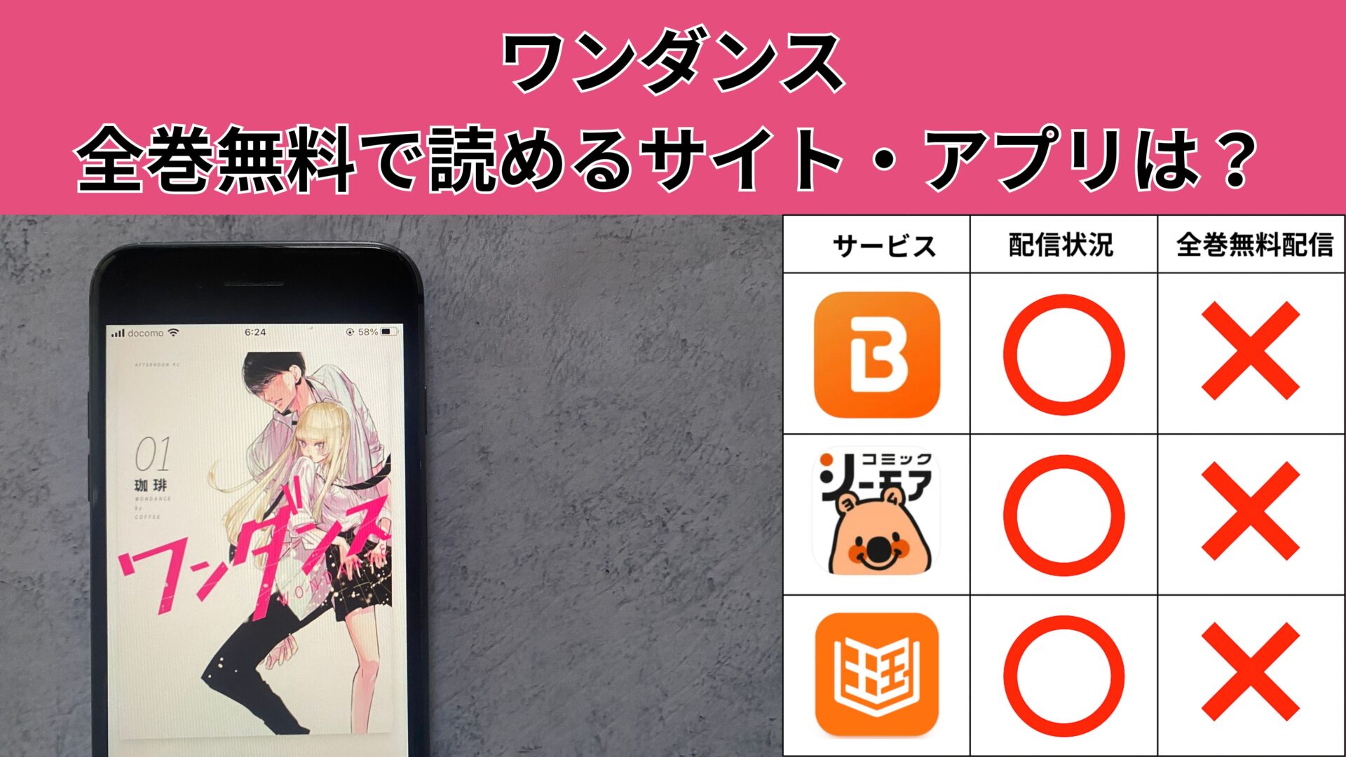 ワンダンス の漫画を全巻無料で読むには？お得に読めるアプリやサイトを紹介 – ふくろうFM