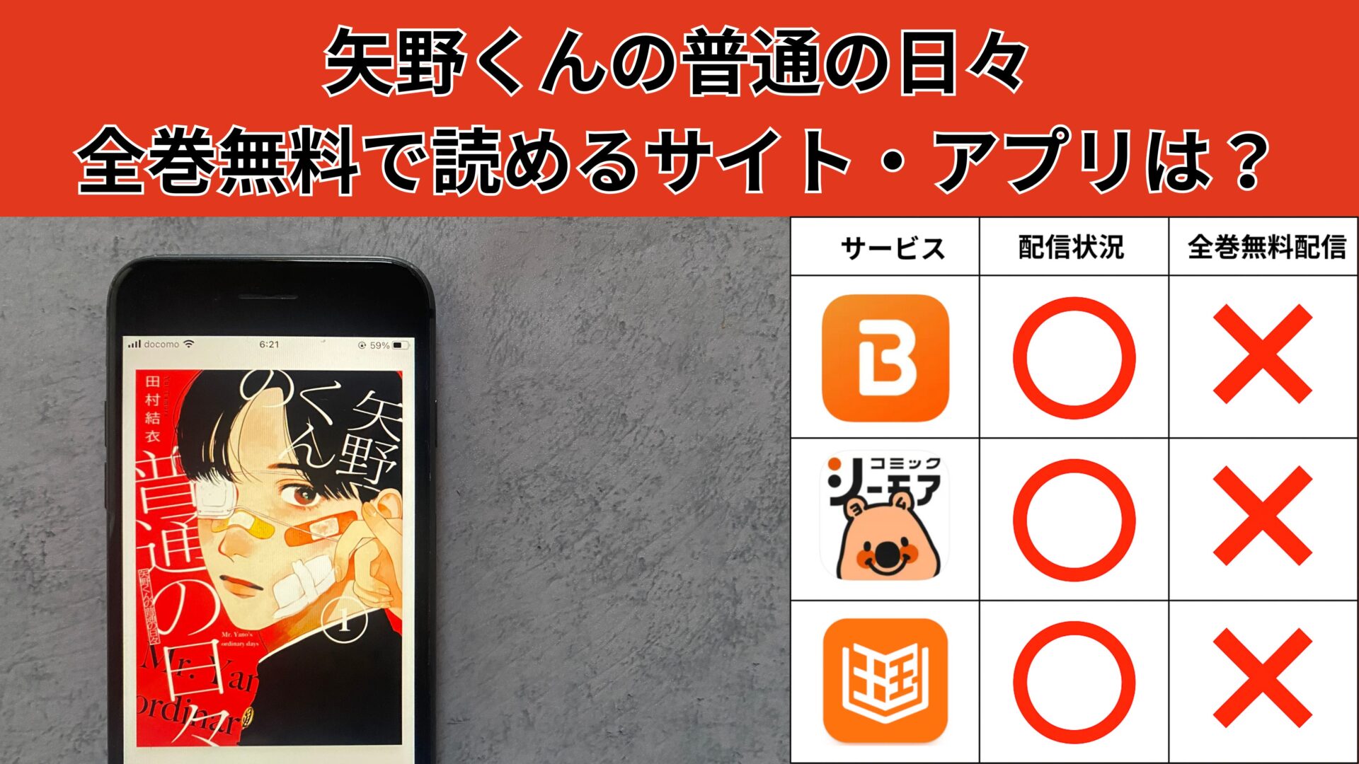 矢野くんの普通の日々 の漫画を全巻無料で読むには？お得に読めるアプリやサイトを紹介 – ふくろうFM