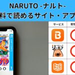NARUTO-ナルト-の漫画を全巻無料で読むには？お得に読めるアプリやサイトを紹介