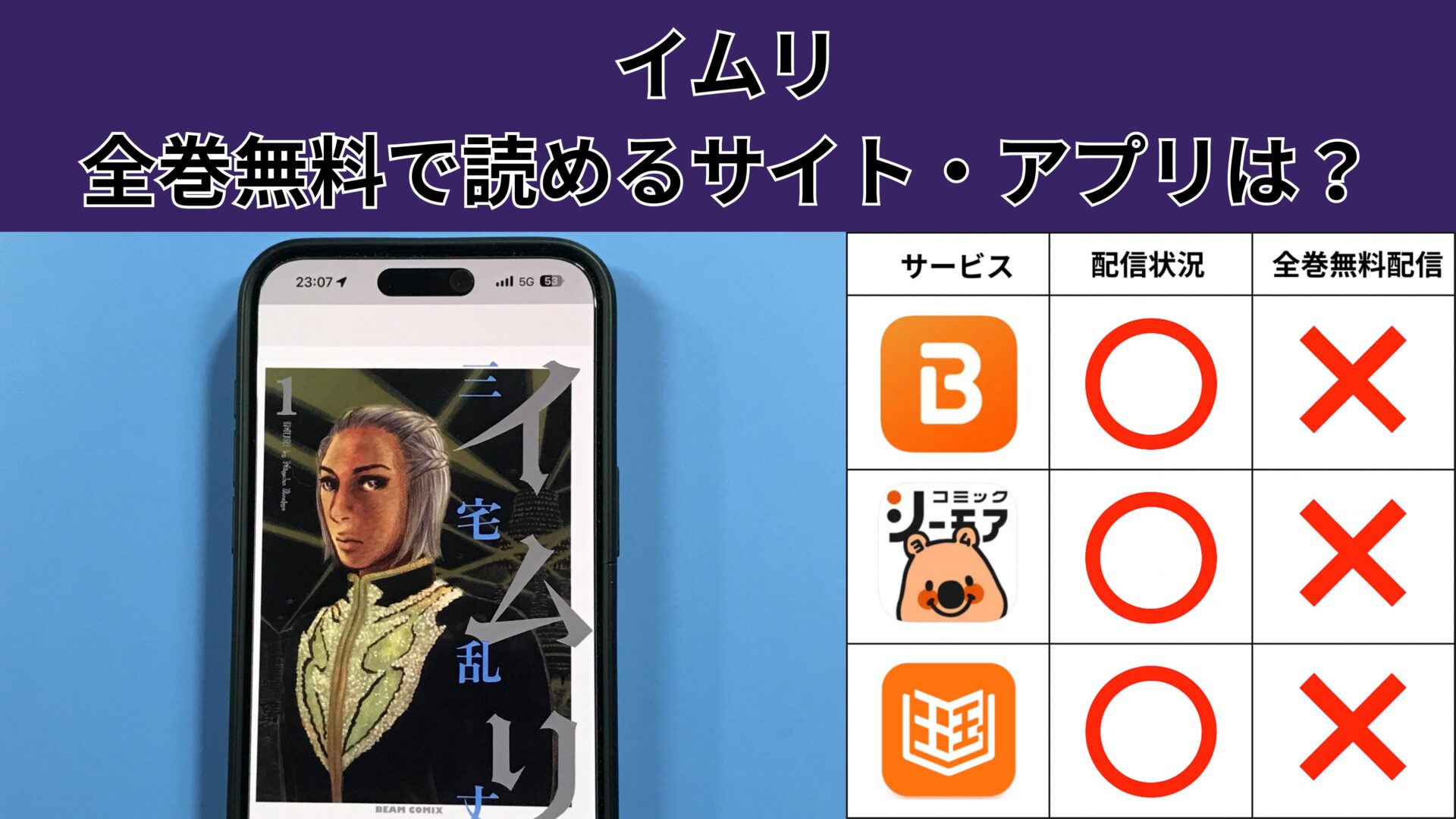 イムリを全巻無料や読み放題で読めるサイト・アプリは？方法を徹底解説 – ふくろうFM