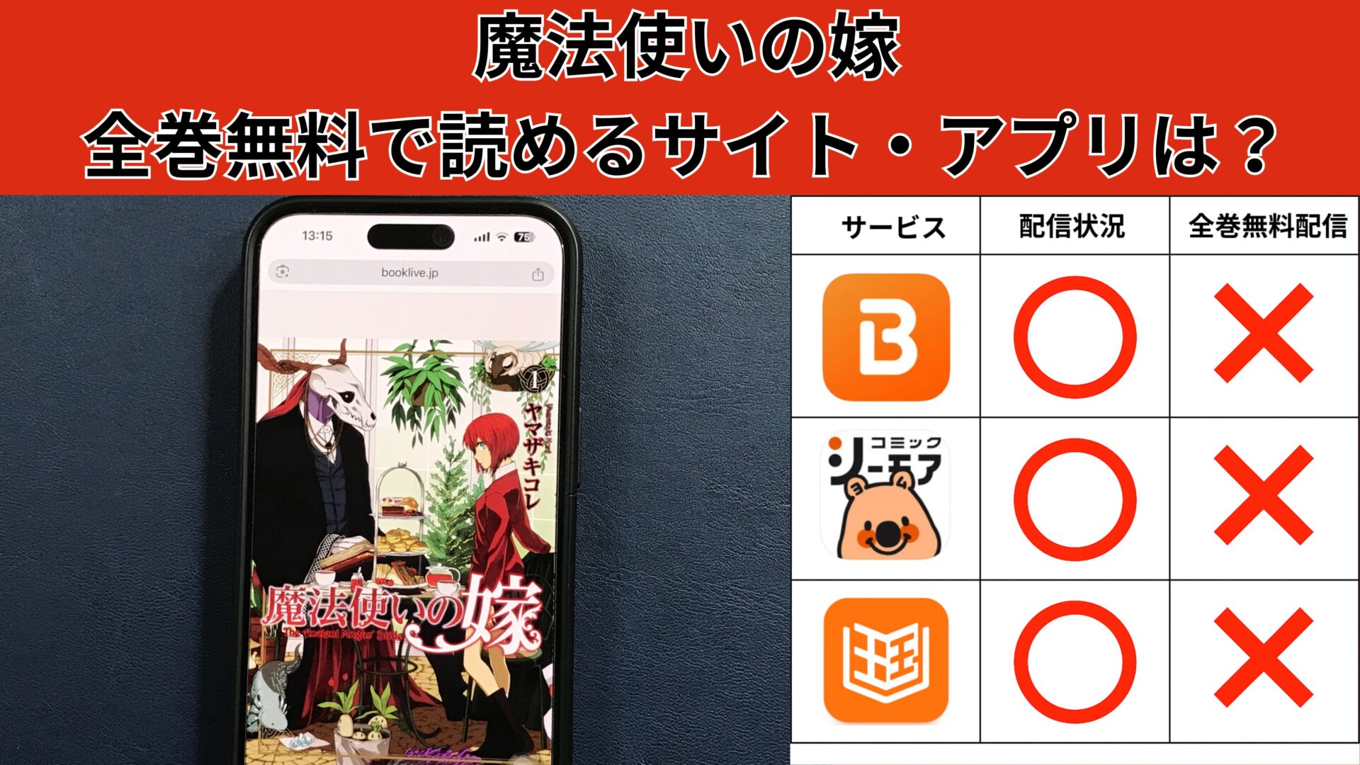 魔法使いの嫁の漫画を全巻無料で読むには？お得に読めるアプリやサイトを紹介 – ふくろうFM